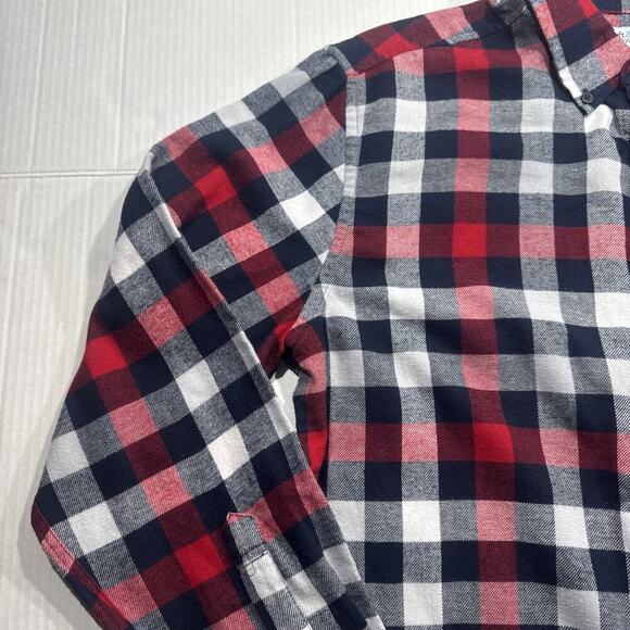 Croft & Barrow Flannel Shirt Mens Large Button Down Long Sleeve Plaid - Picture 6 of 10